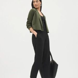 Mid-Rise Tapered-Ankle-Leg Dressy Jogger